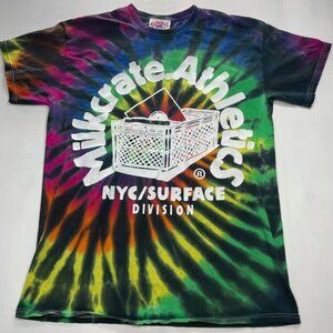 Milkcrate Athletics NYC Surface Division Tie-Dye T-Shirt - Size M